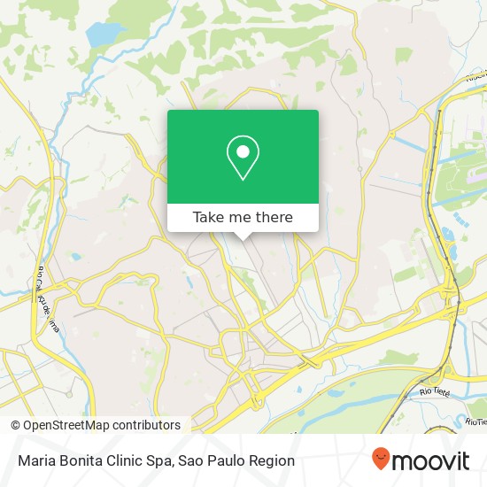Mapa Maria Bonita Clinic Spa