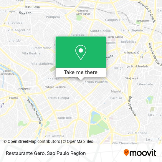 Mapa Restaurante Gero
