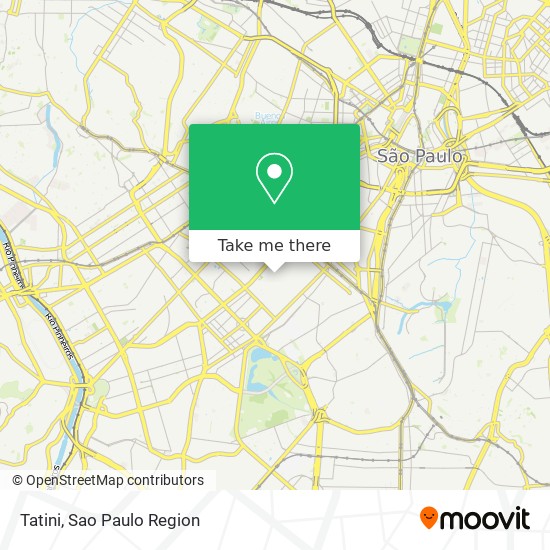 Mapa Tatini