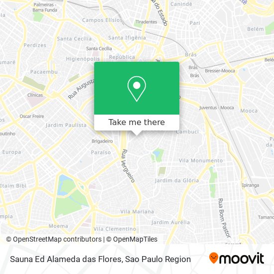 Sauna Ed Alameda das Flores map