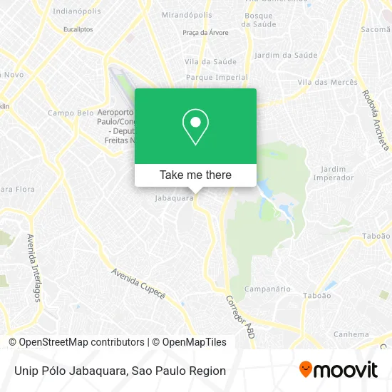 Unip Pólo Jabaquara map