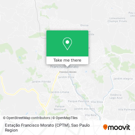 Estação Francisco Morato (CPTM) map