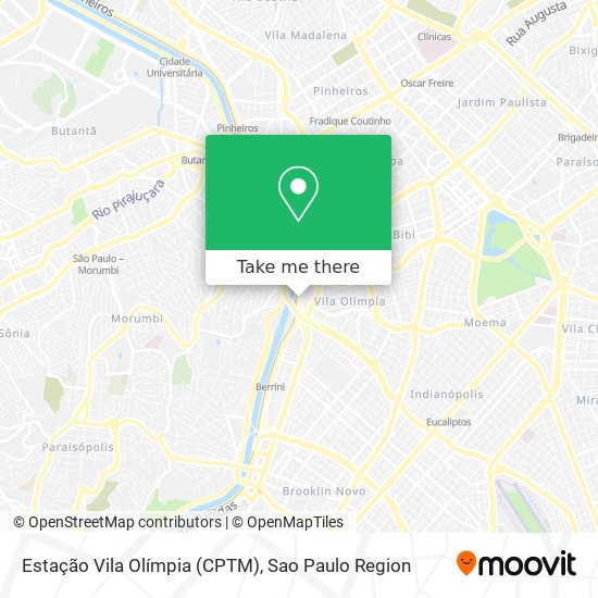 Estação Vila Olímpia (CPTM) map