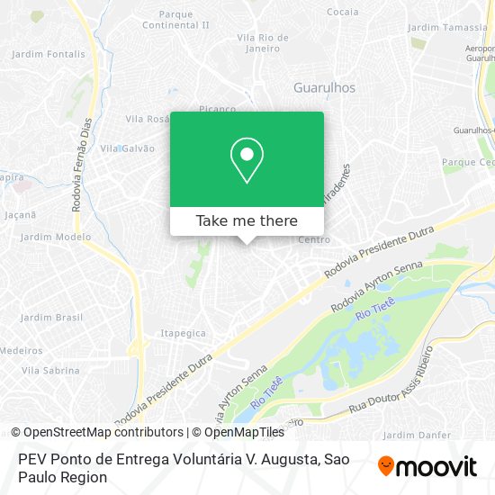 PEV Ponto de Entrega Voluntária V. Augusta map