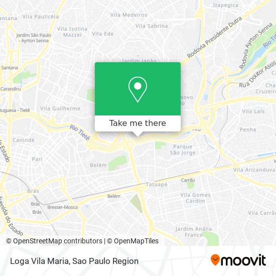 Loga Vila Maria map