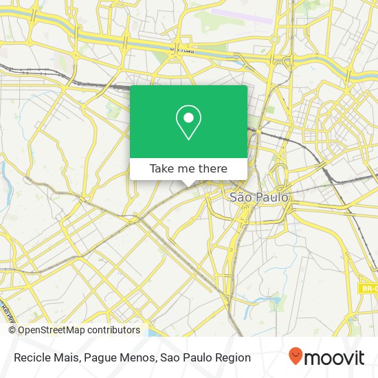 Recicle Mais, Pague Menos map