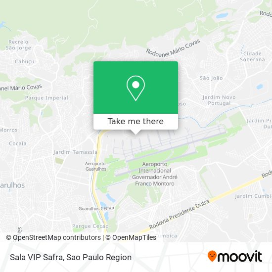 Sala VIP Safra map