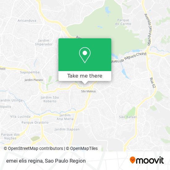 Mapa emei elis regina