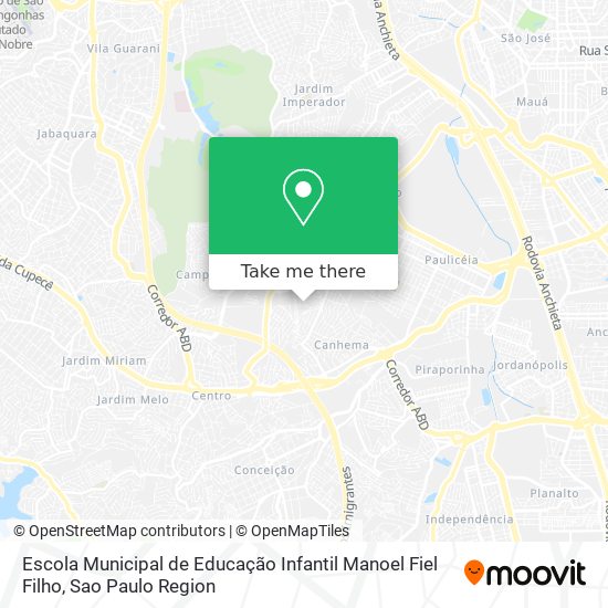 Escola Municipal de Educação Infantil Manoel Fiel Filho map