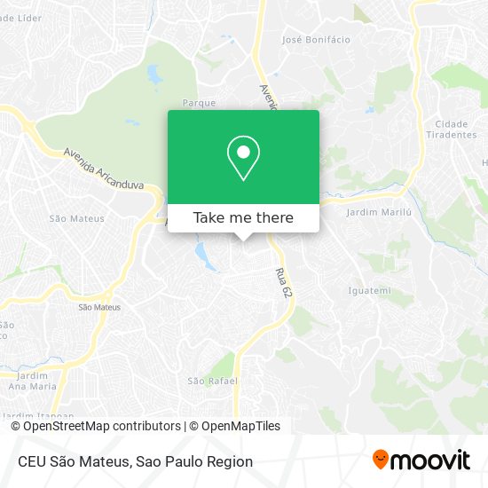 CEU São Mateus map