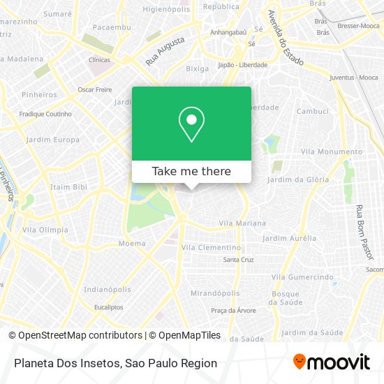 Planeta Dos Insetos map