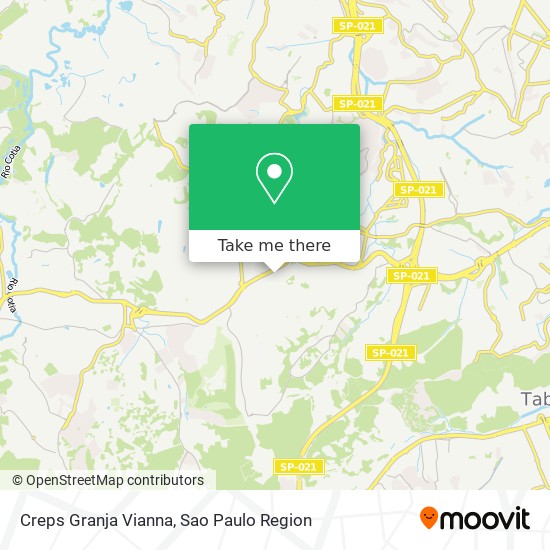 Mapa Creps Granja Vianna