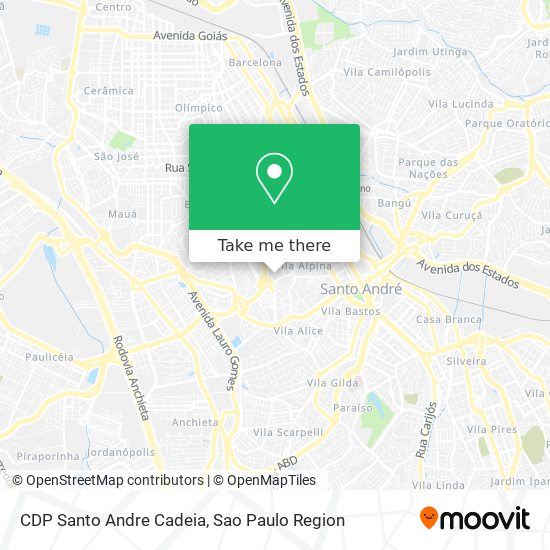 Mapa CDP Santo Andre Cadeia