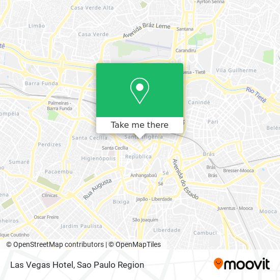 Las Vegas Hotel map