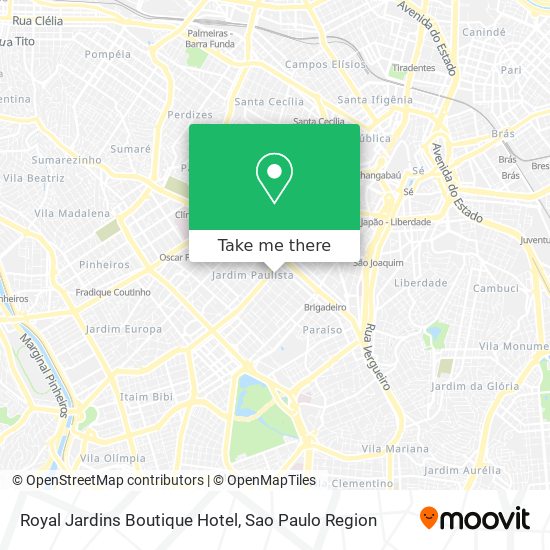 Royal Jardins Boutique Hotel map