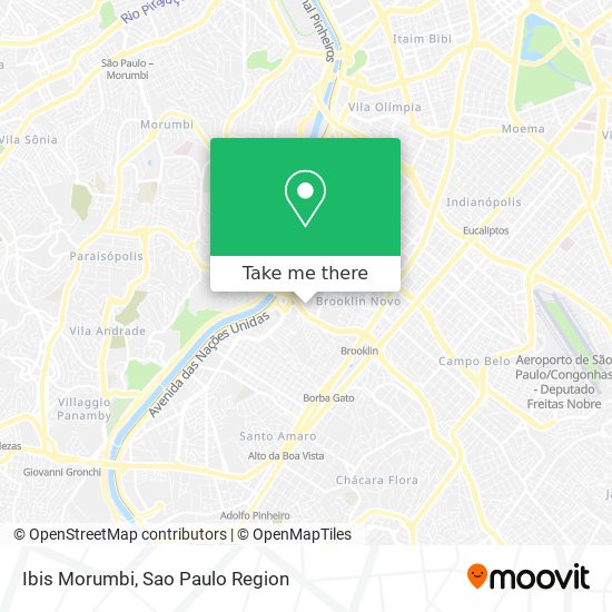 Ibis Morumbi map