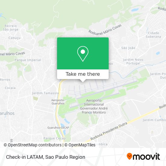Mapa Check-in LATAM