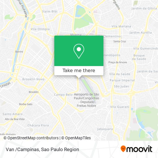 Van /Campinas map