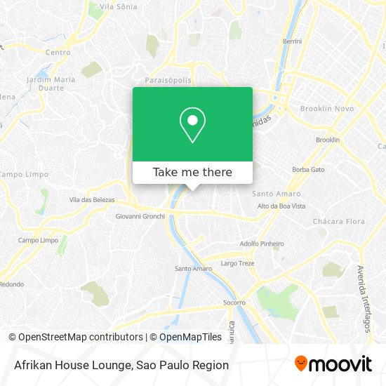 Mapa Afrikan House Lounge