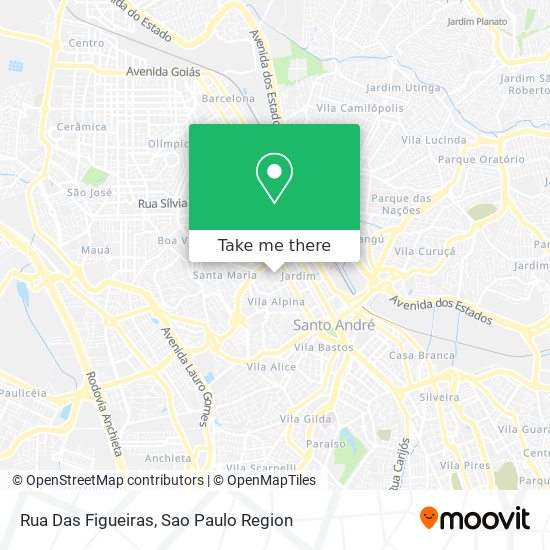 Rua Das Figueiras map