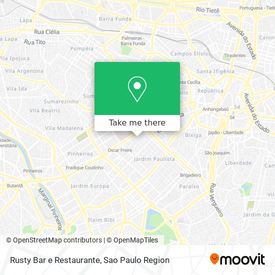 Rusty Bar e Restaurante map