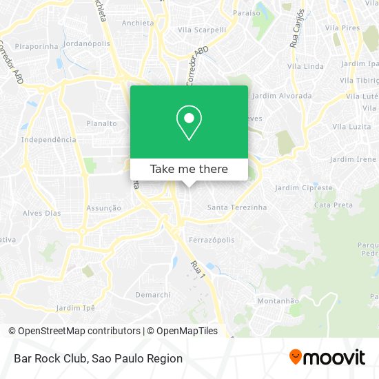 Bar Rock Club map