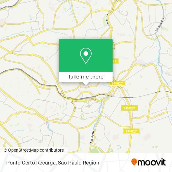 Ponto Certo Recarga map