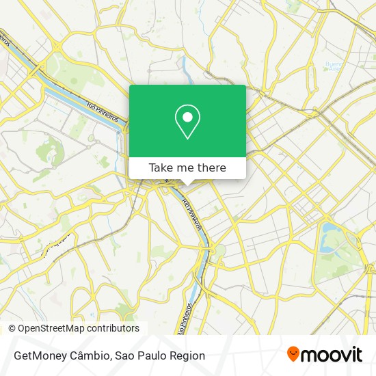 GetMoney Câmbio map