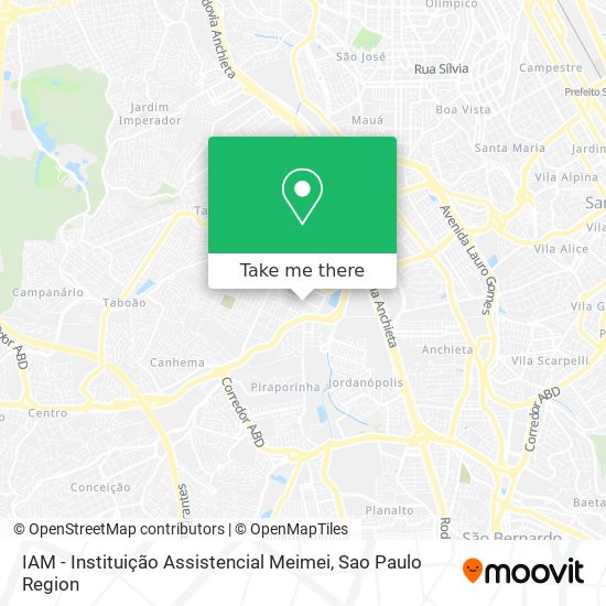 Mapa IAM - Instituição Assistencial Meimei