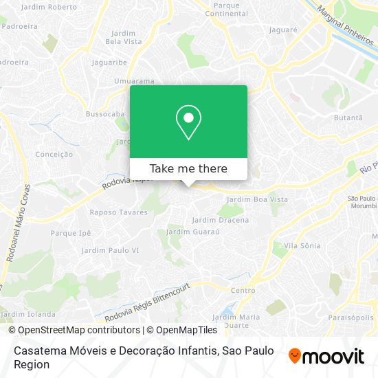 Casatema Móveis e Decoração Infantis map