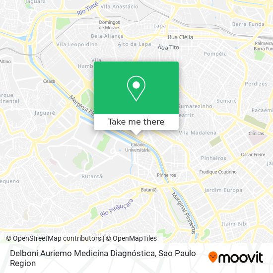 Mapa Delboni Auriemo Medicina Diagnóstica