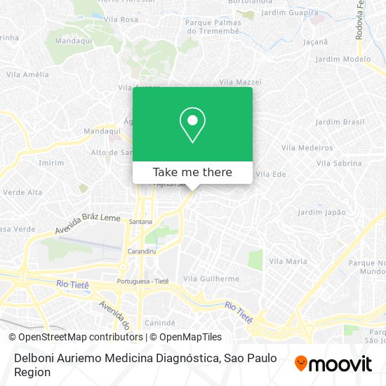 Mapa Delboni Auriemo Medicina Diagnóstica