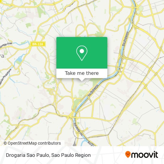 Mapa Drogaria Sao Paulo