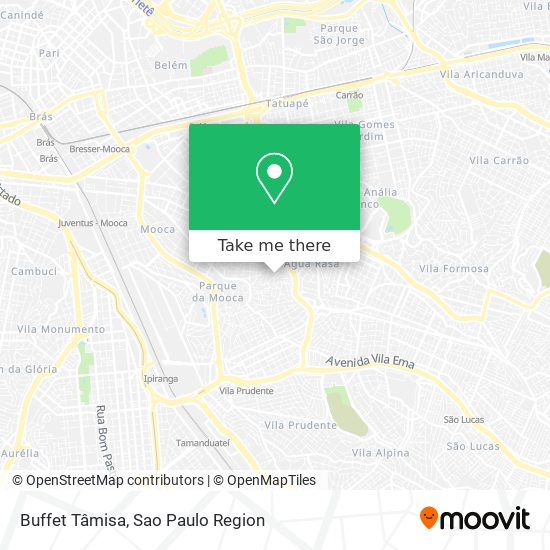 Buffet Tâmisa map