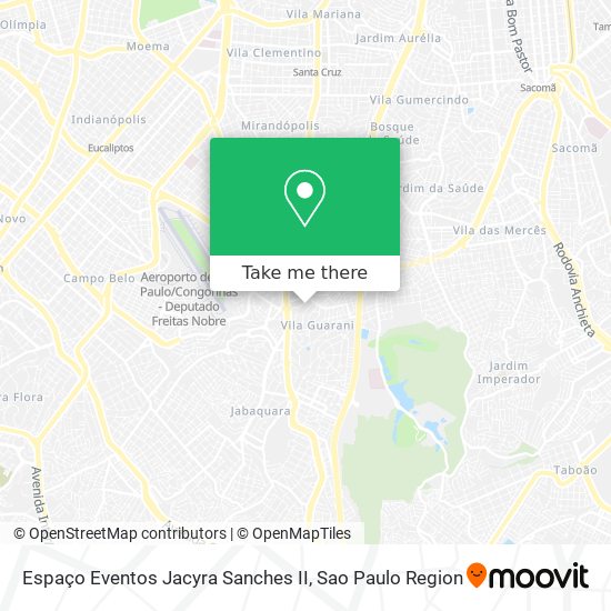 Espaço Eventos Jacyra Sanches II map