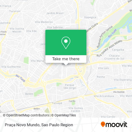 Praça Novo Mundo map