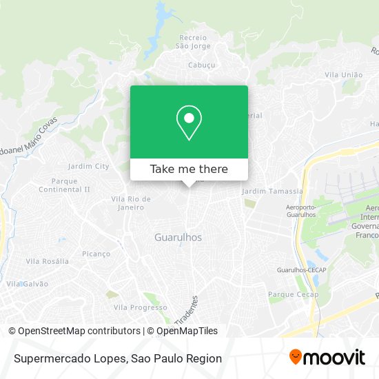 Mapa Supermercado Lopes