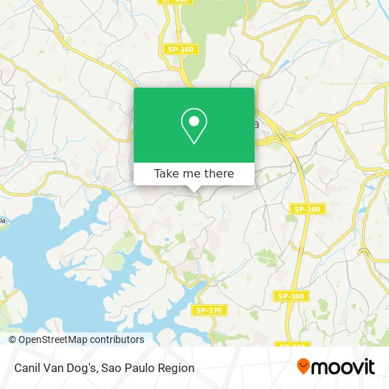 Mapa Canil Van Dog's