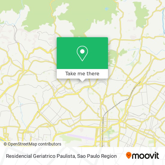 Residencial Geriatrico Paulista map