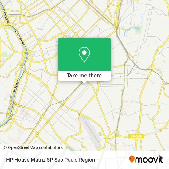 Mapa HP House Matriz SP