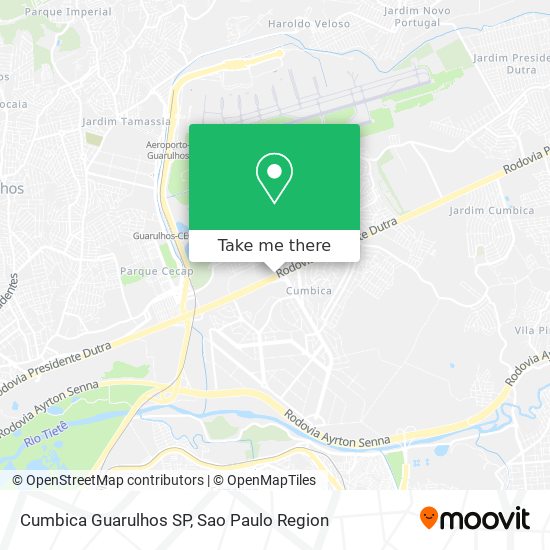 Cumbica Guarulhos SP map