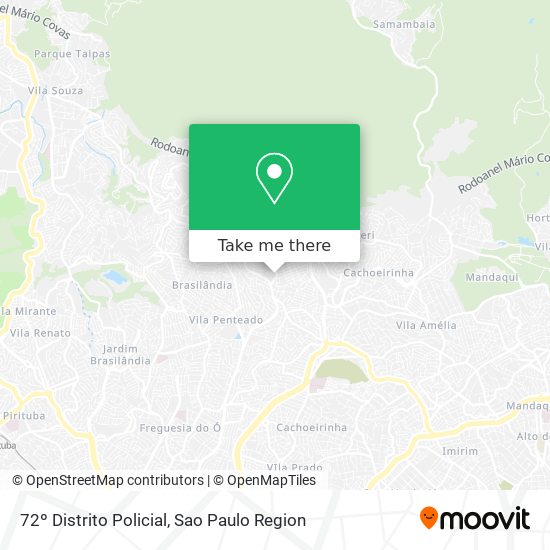 72º Distrito Policial map