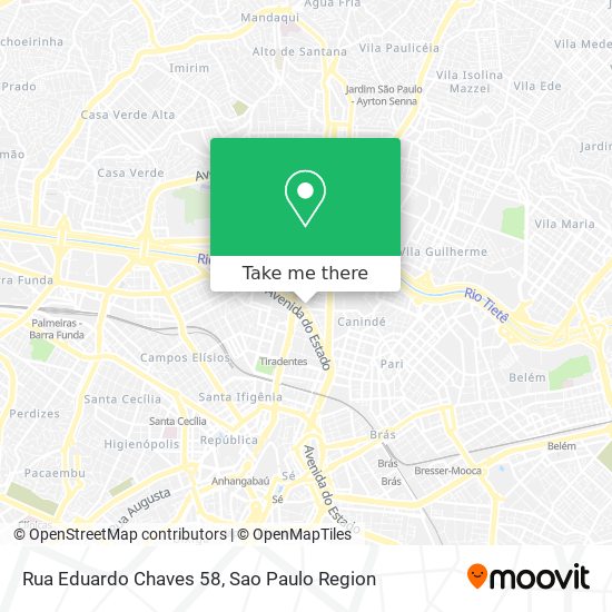 Mapa Rua Eduardo Chaves 58