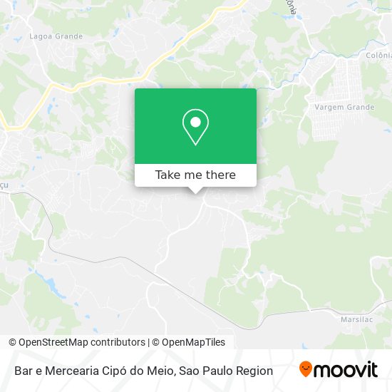 Bar e Mercearia Cipó do Meio map