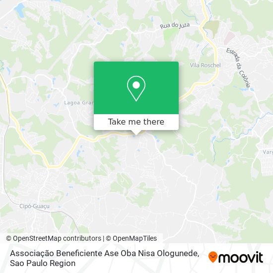 Associação Beneficiente Ase Oba Nisa Ologunede map