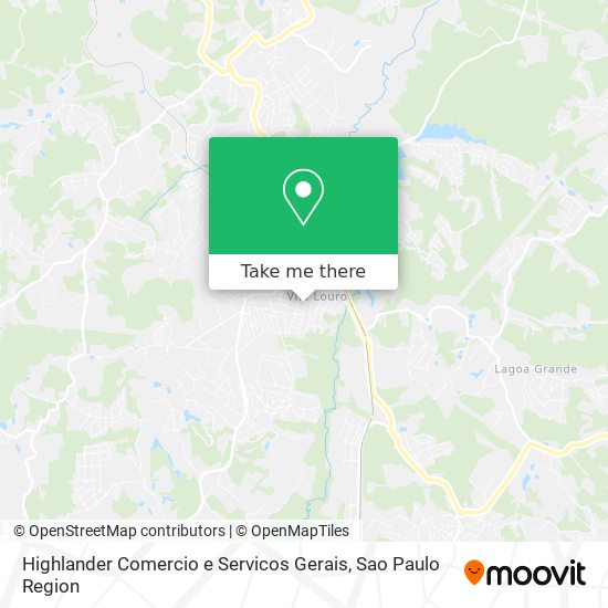 Mapa Highlander Comercio e Servicos Gerais