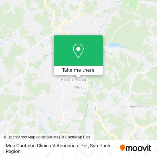 Meu Caotinho Clinica Veterinaria e Pet map