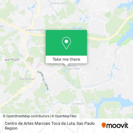 Centro de Artes Marciais Toca da Luta map