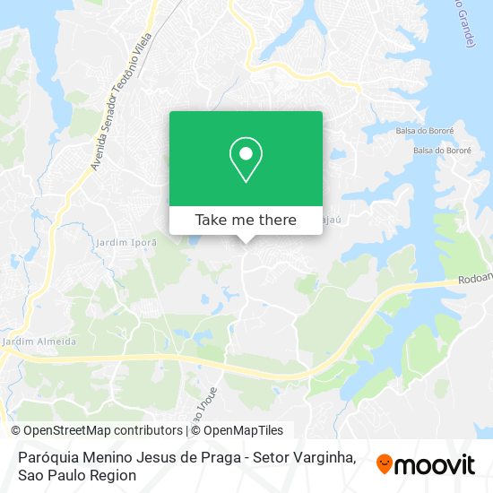 Paróquia Menino Jesus de Praga - Setor Varginha map