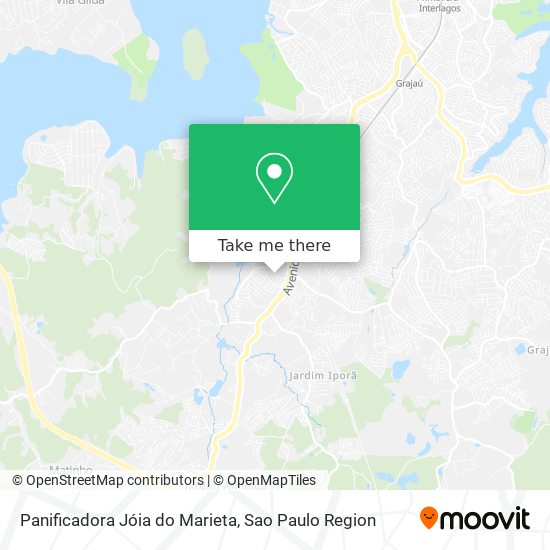 Panificadora Jóia do Marieta map
